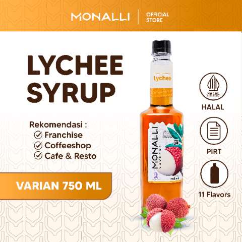 Monalli Syrup - 750 mL Lychee Syrup