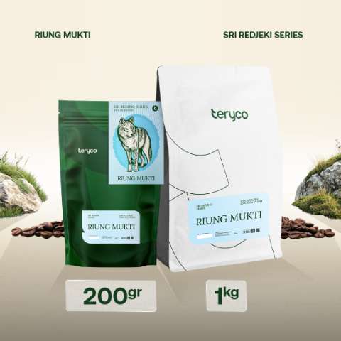 Teryco Roasters Riung Mukti - Specialty Espresso Coffee Blend - Kopi Houseblend 50% Natural, 50% washed