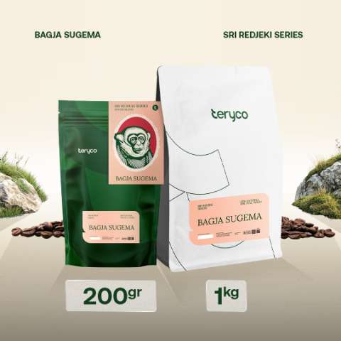 Teryco Roasters Bagja Sugema - Specialty Espresso Coffee Blend - Biji Kopi Houseblend 1 Kg / 200 gram