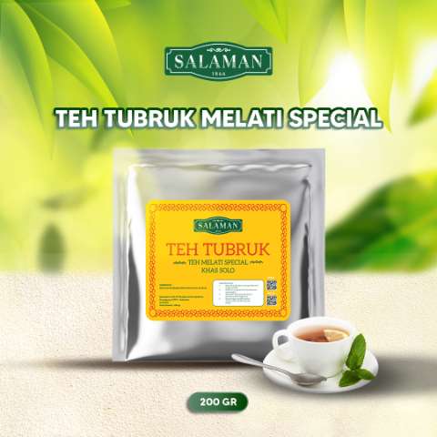 Salaman 1866 Teh Tubruk Melati Special 200 gram - Teh Racik Khas Solo / Racikan Teh Asli Solo / Teh Jawa Cita Rasa Otentik / Ice Tea