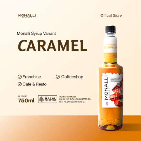 Monalli Syrup - 750 mL Caramel