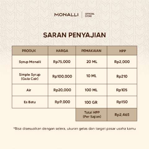 Monalli Syrup - 750 mL Vanilla - slide 2