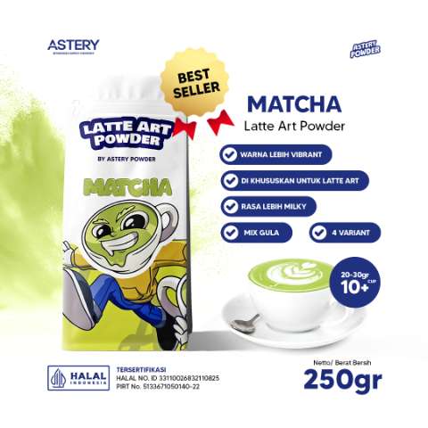 Astery Powder - Latte Art Powder Matcha 1 Kg - slide 3