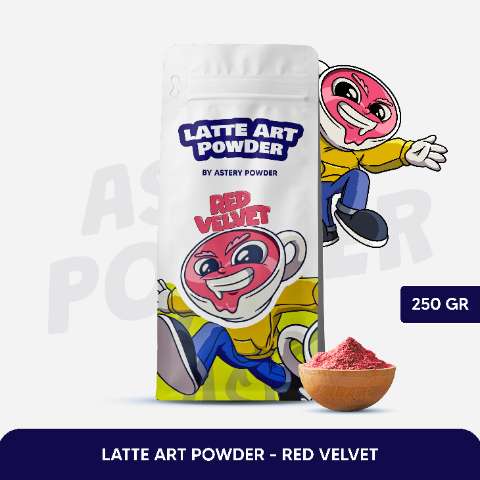 Astery Powder - Latte Art Powder Redvelvet 1 Kg - slide 3