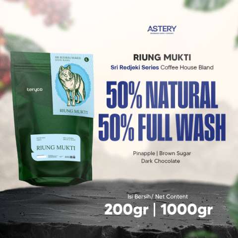 Teryco Roasters Riung Mukti - Specialty Espresso Coffee Blend - Kopi Houseblend 50% Natural, 50% washed - slide 2