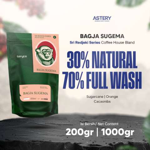 Teryco Roasters Bagja Sugema - Specialty Espresso Coffee Blend - Biji Kopi Houseblend 1 Kg / 200 gram - slide 2