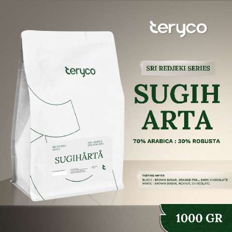 Teryco Roasters - 70% Arabica 30% Robusta 1KG Commercial Espresso Based Sugiharta Sri Redjeki Series / Biji Kopi / House Blend Coffee / Kopi House Blend / Kopi Robusta / Kopi Arabica / Arabica / Robusta - slide 2
