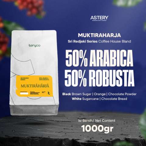 Teryco Roasters -  50% Arabica 50% Robusta 1KG Commercial Espresso Based Muktiraharja Sri Redjeki Series / Biji Kopi / House Blend Coffee / Kopi House Blend / Kopi Robusta / Kopi Arabica / Arabica / Robusta - slide 2