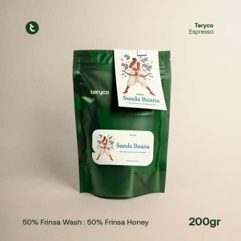 Teryco Roasters - 50% Frinsa Wash 50% Frinsa Honey 1KG Commercial Espresso Based Sunda Buana Speciality Blend - slide 2