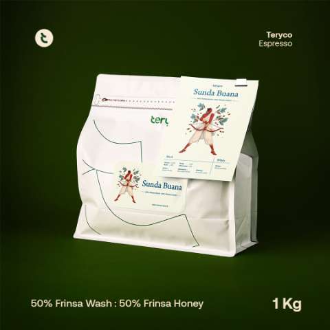 Teryco Roasters - 50% Frinsa Wash 50% Frinsa Honey 1KG Commercial Espresso Based Sunda Buana Speciality Blend - slide 3