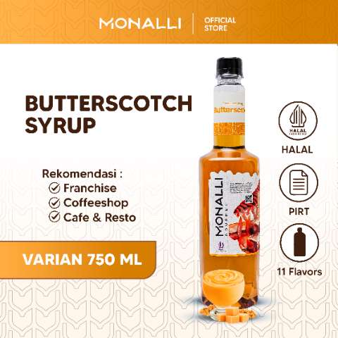 Monalli Syrup - 750 mL Butterscotch Syrup - slide 5