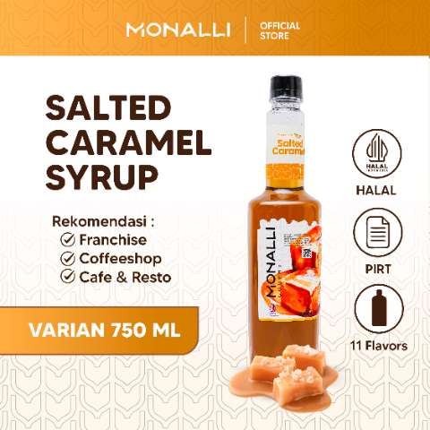 Monalli Syrup - 750 mL Salted Caramel Syrup - slide 5