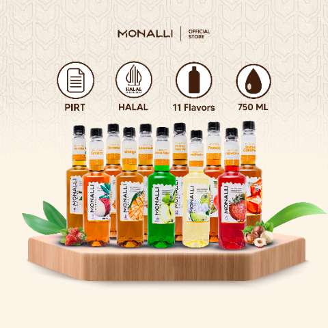 Monalli Syrup - 750 mL Strawberry Syrup - slide 4