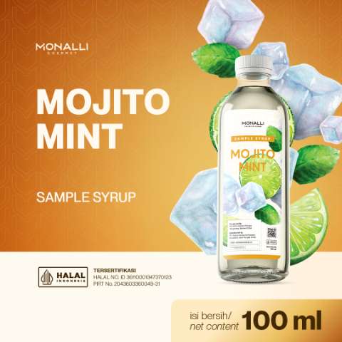 Monalli Syrup - 750 mL Mojito Mint Syrup / Sirup Mojito Mint Premium / Sirup Mocktail / Sirup Minuman Rasa - slide 6